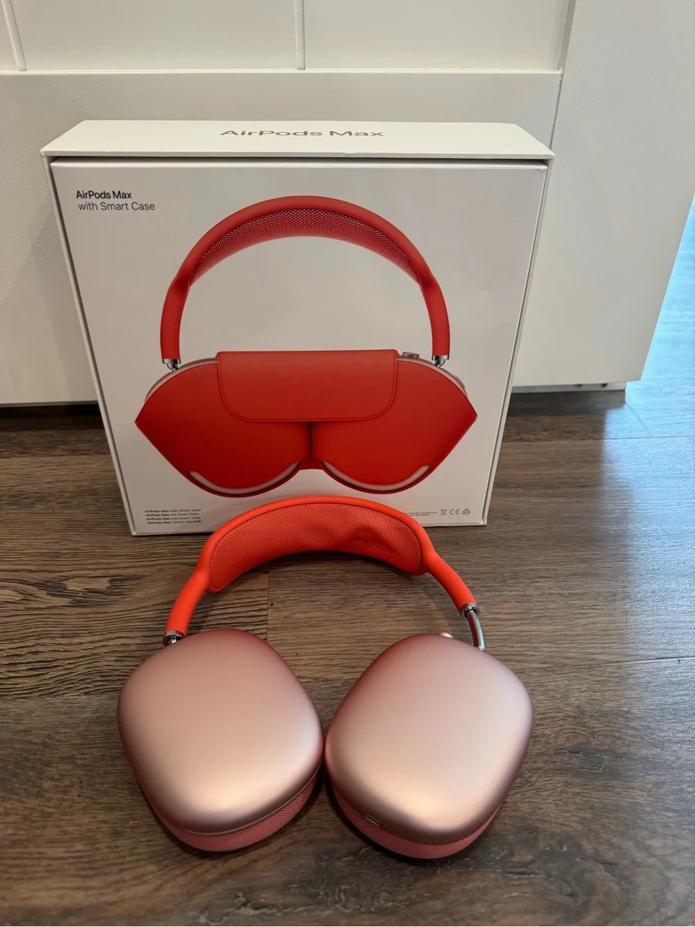 Apple AirPods Max (2020) Pink Lightning Headphones w/ Smart Case, Box & Cable